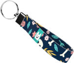 april & june Koponya és Rózsa mintás - Kulcstartó - Skull and Bones with Roses - april & june (anj-kc-150-S)