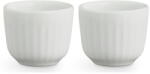 Kähler Design Hammershoi 2 db fehér porcelán tojástartó, ⌀ 8 cm - Kähler Design