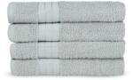 Good Morning Világosszürke frottír pamut törölköző szett 4 db-os 50x100 cm - Good Morning