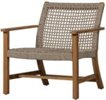 Exotan Bézs-natúr színű tömörfa kerti fotel Copper - Exotan