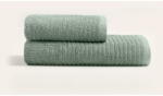 Foutastic Zöld pamut törölköző és fürdőlepedő készlet 2 db-os - Foutastic