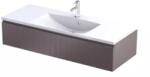 Oristo Brylant dulap 119.6x45.5x25 cm sub chiuveta pe perete bej OR36-SD1S-120-21R (OR36SD1S12021R)