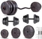 Progressive Set haltera si gantere reglabile PROGRESSIVE 45 KG (ECGZ45)