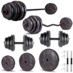 Progressive Set haltera si gantere reglabile PROGRESSIVE 68 KG (ECGZ68)
