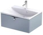 Oristo Siena dulap 59.6x45.5x50 cm sub chiuveta pe perete gri OR45-SD1S-60-16 (OR45SD1S6016)