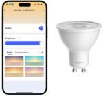 Aqara Bec Smart Aqara LED Bulb T2 GU10, CCT, 4.5W, 450 lumeni, Zigbee, Thread, clasa energetică F (LB-L03E)