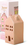 Paddywax Incense Holiday Village Ceramic Pink Townhouse - къща за 20 тамянни шишарки - Persimmon Chestnut,