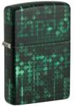 Zippo 48408 Zippo öngyújtó zöld és fekete minta, sötétben világít (48408 Zippo öngyújtó zöld és fekete minta, sötétben világít)