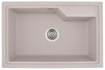 Inter Ceramic Кухненска мивка ICGS 8315 SAND, Inter Ceramic, гранит, едно корито, със сифон, 45х22х68см (8315 SAND) Мивка за вграждане