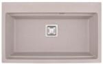 Inter Ceramic Кухненска мивка icgs 8213 sand, гранит, едно корито, със сифон, 48х21х78см (8213 sand) Мивка за вграждане