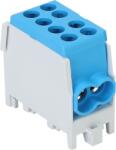 Tracon Electric Tracon FLECU-25-16-2K Főáramköri leágazó kapocs, sínre szerelhető, kék 2.5-25mm2, max. 1000VAC/DC, max. 101A (FLECU-25-16-2K)