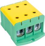 Tracon Electric Tracon FLEAL-240/3ZS Főáramköri leágazó kapocs, felületre szerelhető, zöld/sárga 35-240mm2, max. 1000VAC/1500VDC, max. 425A (FLEAL-240/3ZS)