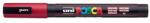 uni Dekormarker, 0, 9-1, 3 mm, UNI "Posca PC-3M", sötétpiros (TUPC3MSP) - tintasziget