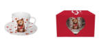 Duo Gift Porceláncsésze+alj, 220ml, dobozban, Teddy Bear with a Heart (61994)