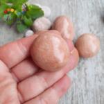 Kristály Jóga Shop Rózsaszín holdkő közepes marokkő