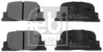 Febi Bilstein set placute frana, frana disc FEBI BILSTEIN 116356 (116356)