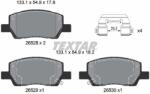 TEXTAR set placute frana, frana disc TEXTAR 2652801 (2652801)