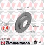 ZIMMERMANN Disc frana ZIMMERMANN COAT Z 610.1198. 20 (610.1198.20)