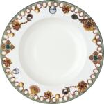LE COQ PORCELAINE LE COQ Lithos Mély tányér peremmel, magasság: 37 mm, ø: 215 mm, fehér, zsályazöld