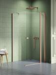 NEW TRENDY New Soleo Copper Brushed cabină de duș 110x90 cm dreptunghiular cupru periat/sticlă transparentă K-1987 (K1987)