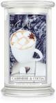 Kringle Candle Lumanare parfumata mare cashmere & cacao cu 2 fitiluri (624 g),