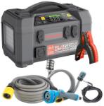 Lokithor 5-in-1 Power Bank with Jump Starter and Compressor 20000mAh - качествена външна батерия 8800mAh, фенер, JumpStarter, компресор и помпа за вода за автомобил (черен)