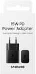 Samsung 15W Power Adapter (Without cable), Black (EP-T1510NBEGEU)