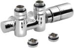 Sapho Sapho, TWIN COMBI szelepcsatlakozó készlet termosztát központi csatlakozáshoz, króm, CP5010S (CP5010S)