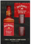 Jack Daniel's Fire Whiskey DD. + 2 pohár [0, 7L|35%]