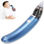StartONTeam Aspirator Nazal Electric pentru Bebelusi si Copii, Silentios, 5 Trepte de Aspirare, Capete Silicon Diferite, Portabil, USB (EA-NASBlu02)