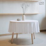 Linen Tales Len asztalterítő ø 150 cm - Linen Tales - bonami - 47 290 Ft