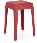 Bizzotto Set 6 tabureti polipropilena rosie 33x33x47 cm (0734517)
