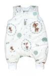 AMY Sac de dormit cu picioare, bumbac 2.5 Tog, Caprioara mica, S, 6-24 luni (84746)