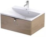 Oristo Siena szekrény 59.6x45.5x25 cm mosdókagyló alá akasztható tölgy OR45-SD1S-60-78 (OR45SD1S6078)