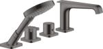 Hansgrohe Citterio E kád és zuhany csaptelep fürdőkád fölé fekete 36410340