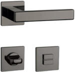  APRILE TILIA Négyzetrozettás Q SUPER SLIM 5MM US PVD - Fényes antracit PVD WC (AS-TILIA-Q-5S-US-PVD-58)