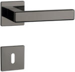 APRILE TILIA Négyzetrozettás Q SUPER SLIM 5MM US PVD - Fényes antracit PVD BB (AS-TILIA-Q-5S-US-PVD-51)