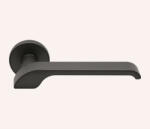 Linea Cali Turbo Zincral feketekávé körrozettás kilincsgarnitúra 470 RO 027 KA (LC-K544-KA)