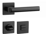  APRILE SALICE Négyzetrozettás Q SUPER SLIM 5MM BK - Fekete WC (AS-SALICE-Q-5S-BK-58)
