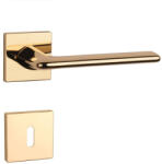 APRILE LILA Négyzetrozettás Q SLIM 7MM LG - Fényes arany színű BB (AS-LILA-Q-7S-LG-51)