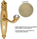 Linea Cali Brilliant Diamond matt patinás Pajzsos kilincsgarnitúra 1528 PL PM (LC-K124-PM)