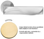 Linea Cali Duna aranyozott körrozettás kilincsgarnitúra 1410 RB 023 OZ (LC-K269-OZ)