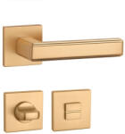 APRILE RAFLESIA Négyzetrozettás Q SLIM 7MM KG - Szatén arany színű WC (AS-RAFLESIA-Q-7S-KG-58)