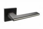 Gomboss/perfekto Ontario Négyzetrozettás Fekete Fényes Fehér betéttel WC (50-600165-58)