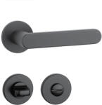 APRILE ALORA Körrozettás R SLIM 7MM BK - Fekete WC (AS-ALORA-R-7S-BK-58)