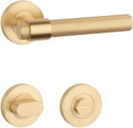 STERK OVAL 1743 Körrozettás PRO 8MM MG - Szatén arany színű WC (SH-OVAL-1743-PRO-8MM-MG-58)