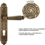  Linea Cali Epoca francia arany Pajzsos kilincsgarnitúra 1210 PL OF (LC-K338-OF)