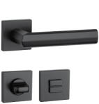  APRILE FRESIA Négyzetrozettás Q SLIM 7MM BK - Fekete WC (AS-FRESIA-Q-7S-BK-58)