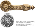 Linea Cali Arcadia francia króm körrozettás kilincsgarnitúra 1640 RB 113 NF (LC-K057-NF)