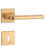 APRILE ISMENA Négyzetrozettás Q SLIM 7MM KG - Szatén arany színű BB (AS-ISMENA-Q-7S-KG-51)